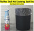 1.2 Gallon 120 Clear Small Trash Bags Bathroom 1 Gallon Garbage Bags Plastic Wastebasket Mini Trash Bags Can Liners for Home and Office Bins, 120 ...