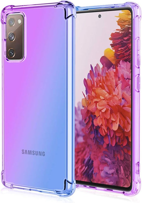 Osophter for Galaxy S20 FE 5G Case Clear Transparent Reinforced Corners TPU Shock-Absorption Flexible Cell Phone Cover for Samsung Galaxy S20 FE 5...