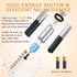 Milk frother, battery powered milk frother, stainless steel milk frother, milk frother with stand, double head mini blender, stainless steel stand...