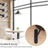 2 Packs Wine Display Rack, Wine Rack Shelf, Wall-Mounted Creative Bar Counter Wine Cabinet Rack, Wrought Iron Hanging Rack on Restaurant Wall...