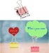 Small Binder Clips 1 inch Length, Colorful, for Office (64 Pcs)...