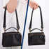 PH PandaHall 2pcs 22 Inch Black Leather Replacement Handles, 20mm Wide Purses Straps Handbags Shoulder Bag Strap with Antique Bronze Swivel Lobste...
