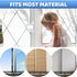 5 PCS Sliding Door Lock Durable Sliding Door Child Lock Child Safety Sliding Glass Door Lock No Drill Toddler Childproof Slider Door Window Stop f...