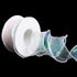 2 Rolls Laser White Organza Ribbon 1-1/2 Inch Wide 10 Yards for Gift wrap Bow DIY Craft Bouquet Wreath Baking Baby Shower Wedding Parties Valentin...