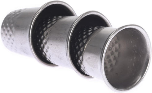 Dophee 3Pcs Silver Finger Thimble Tailor Sewing Pin Needle Grip Hands Shield Protector...