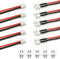5 Pairs JST-XH 2.54mm 1S 2 Pin Balance Plug Lead Socket Male and Female Connector with 10cm Silicone Wire Cables for Woodland Just Plug Lights 3D ...