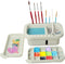 Multi-Function Paint Brush Cleaner Paint Brush Washer Holder and rganizers with Palette for Acrylic, Watercolor, and Water-Based Paints Oil Painti...