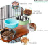 Pet Hanging Bowl 2-in-1 Removable Stainless Steel Food Hanging Bowl for Puppy/Cat, Andiker Pet Bowl Hanging Cage Large Water Food Feeder for Dogs ...