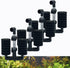 4X Dual Bio Sponge Filter for Betta Fry Aquarium Fish Tank Up to 30 Gallon ea. (Dual Sponge Filters 4-Pack)...