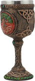Ebros Colorful Celtic Knotwork Cosmic Sacred Tree of Life Yggdrasil Wine Goblet 5oz Vial Of Fertility And Immortality Wine Chalice Cup Figurine...