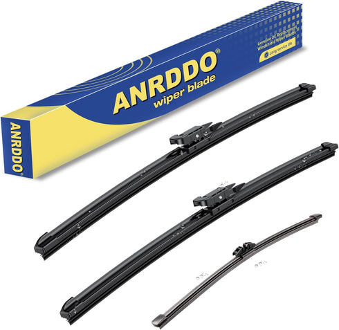3 wipers Replacement For Ford Explorer 2011-2018 Original Equipment Front and Rear Windshield Wiper Blades Set 26"+22"+11" (Set of 3) Pinch Tab...