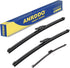 3 wipers Replacement For Ford Explorer 2011-2018 Original Equipment Front and Rear Windshield Wiper Blades Set 26"+22"+11" (Set of 3) Pinch Tab...