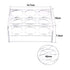 uxcell Tube Rack Polypropylene 6-Well Clear for 100ml...