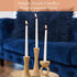 Simply Soson 10 inch White Taper Candle Sticks - Set of 30 Tall Candles, Dripless, Bulk...