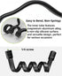 Adjustable Gooseneck Phone Holder - Suitable for Phone Holder for mic Stand?Baby Strollers, Treadmills, Shopping carts, Bicycles, Cars, Boats, and...