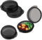 4PCS Portable Medicine Pills Case Small Pill Box Cute Medicine Case Compact Portable Pocket Purse Storage Container Earplug Bag Round Holder Bottl...