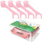 Holy Rose Kids Twin-Line Dental Floss Picks,Floss Sticks Portable Case with Flosser 50 Count Double Cleaning Teeth Effect Suitable for Teenagers,C...