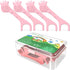 Holy Rose Kids Twin-Line Dental Floss Picks,Floss Sticks Portable Case with Flosser 50 Count Double Cleaning Teeth Effect Suitable for Teenagers,C...