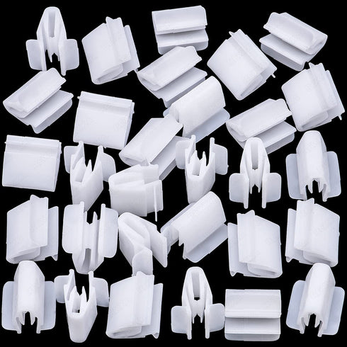 Rexka 30pcs Rear Hatch Door Side Garnish Moulding Clips for Toyota Lexus 90467-09204 Camry, Highlander, Prius, Sienna,GX470, IS300, RX330, RX350, ...