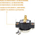 Dryer Cycling 4 Wire Thermostat Compatible with GE WE4M181 AP2044414 PS267926...