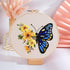 GLTAYLMY 3 Pack Embroidery Kits with Butterfly Pattern for Beginner Adults,Cross Stitch Kits with 1 Plastic Embroidery Hoops,Needles and Color Thr...