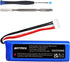 Batmax 3.7V 7200mAh Battery GSP1029102A for JBL Charge 3...