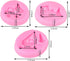 Mujiang Small Size Bulldozer Fondant Molds Crane Construction Truck Silicone Mold For Chocolate Cake Decorating Set of 3...