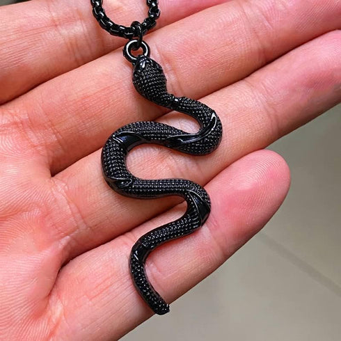 Snake Jewelry Set for Women Gothic Snake Necklace Rings Earring Set Layered Snake Necklace Serpent Gold Necklaces...