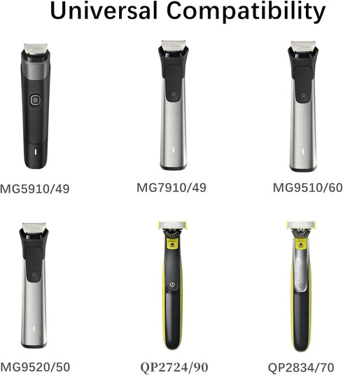 2PCS Charging Cable for Philips Noreclo One Blade Charger Compatible with New Version Philips Norelco OneBlade QP2724 QP2834 MG5910 MG7910 MG9510 ...