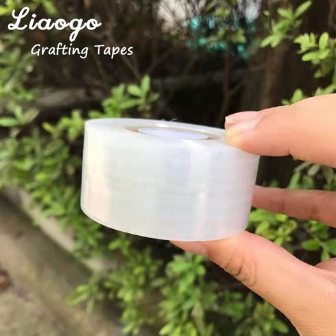 Grafting Tape Grafting Film for Plants, 2 Pack Stretchable Garden Grafting Tape Plants Repair Budding Tapes for Floral Fruit Tree and Poly Budding...