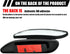 2 PCS Car Rearview Auxiliary Mirror Accessories with Adhesive, 5.0In x 1.1In Adjustable Vehicle Blind Spot Mirrors, Universal HD Wide Angle Rear V...