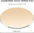 ProElife Premium Aluminum Metal Mouse Pad Mice Mat 8.66 inch (Round, Champagne Gold)...