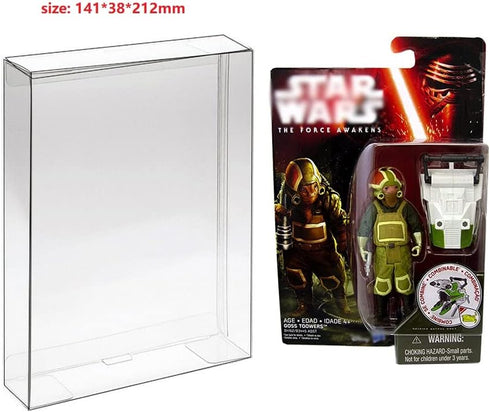 10Pcs Protector Case Clear Plastic Protective Box Sleeve Display Box for Star Wars The Force Awakens Action Figure...