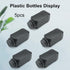 Heyiarbeit 5pcs Plastic Lab Chemical Reagent Bottle 1000ml/34oz Wide Mouth Sample Sealing Liquid Storage Container Black Cap...