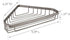 Sturdy Stainless Steel Corner Shower Caddy Basket, 9.5-Inch, Satin Nickel, Wall Mounted – Design House, 588921-SS...