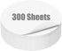 Koogel 300 Sheets Round Cutouts Paper, Construction Paper Circles 6" White Origami Craft Paper for Kids Arts Crafts School Party Supplies...