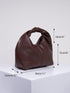 Verdusa Women's Ruched Hobo Mini Handbag Clutch Purse Dumpling Pouch Bag...