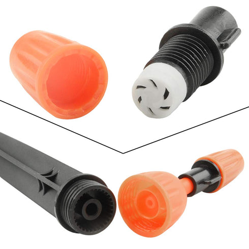 XINGYHENG 50Pcs(25Pairs) 360 Degree Adjustable Misting Drippers Atomizing Connector Spray Misting Dripped Closed Integral Emitter Nozzle Sprinkler...