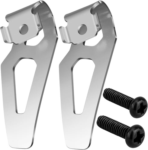 2-Pack Belt Clip Kit For Milwaukee M12 12V Drills and Drivers:42-70-0490 Steel Tool Hooks With Screws - Enhance Your Tool Collection...
