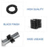 M4 Split Lock Washer, 304 Stainless Steel 18-8 Spring Lock Washers for Bolts and Nuts, Black Finish, 100 PCS...