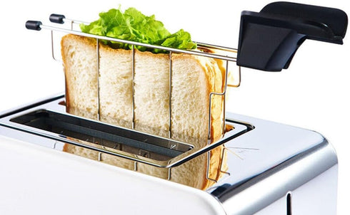 UPKOCH Toaster Sandwich Cage Toaster Tong Sandwich Slice Rack Classic Toaster Break Clip Stainless Steel Toaster Cage Accessories Kitchen Utensils...