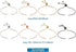 FASHEWELRY 16Pcs Adjustable Slider Bracelet with Ball Ends Slider Extender Chains with Rhinestone Ends for DIY Bracelet Jewelry Making...