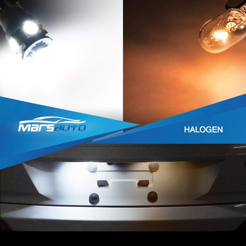 Marsauto 194 LED Bulbs 168 T10 2825 5SMD LED Bulbs Car Dome Map License Plate Lights Lamp White 12V (Pack of 2)...