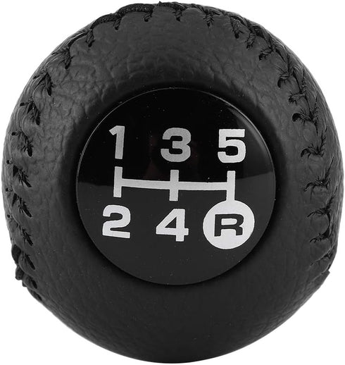 Car Shift Knob, 33504-20120-C0 Leather Black Great Hand Feeling Gear Shift Knob Handball Shift Lever Fit for Toyota 4Runner/Pickup/Hilux Surf/Land...