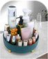 360° Rotating Makeup Organizer, Cosmetic Storage for Vanity, Dresser, Bathroom Counter - Holds Skincare, Nail Polish, Lipstick, Green...