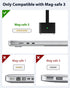 140W USB-C to Magnetic 3 Cable, Compatible with MacBook Pro (14/16-inch, 2023/2021), MacBook Air (13/15-inch, 2024), MacBook Air (15-inch, 2023), ...