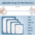 Sopito Sheet Straps, Adjustable Bed Sheet Suspenders Max Stretch from 29.5 in to 82.7 in Compatible for Crib to King Size Bed, Non Slip Holder Fas...