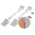 Dreambaby Hinged Anti-Tip Furniture Anchors, White...
