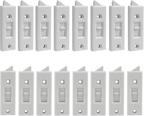 Window Latch Locks Replacement Window Parts and Hardware, Plastic Spring Loaded Sliding Window Tilt Latch for Home Window Accessories, Pack of 16 ...