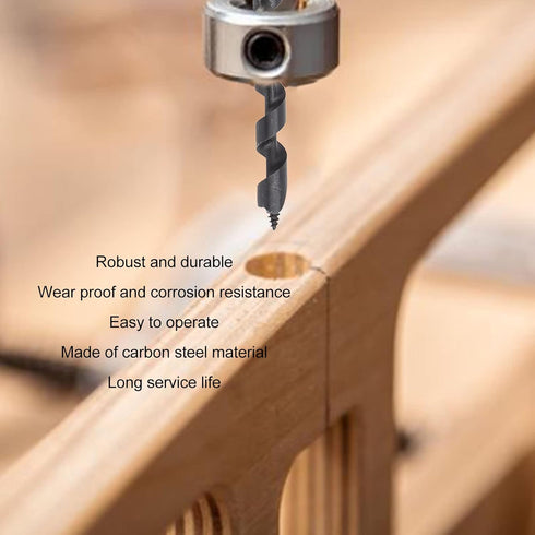 Survival Scotch Eye Auger Manual Drill Bit Portable Hand Wood Auger for Bushcraft Backpack Camping Survival Tool(19?230mm/0.75?9.06in)...